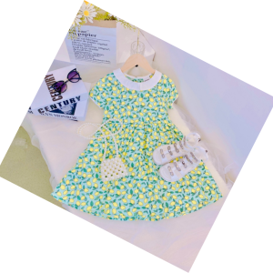 Thin princess dress summer cool short sleeved dress