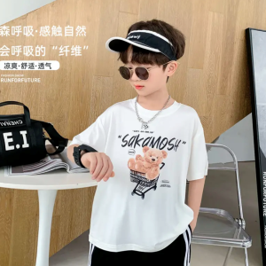 Children's casual sports short sleeved top,  new styles for spring,  summer,  and autumn