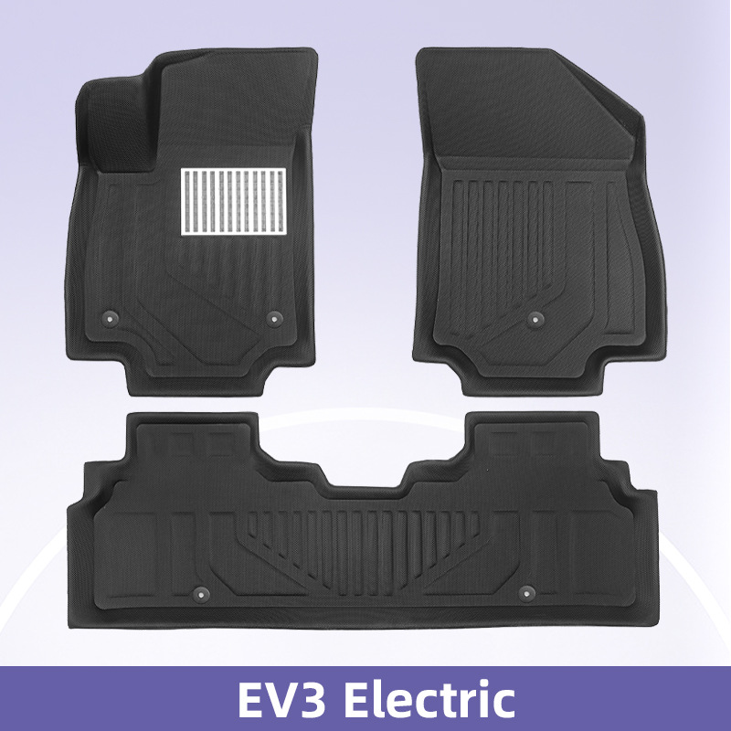 适用于KIA EV3电动2025脚垫3D全天候材质XPE脚垫地垫内饰配件