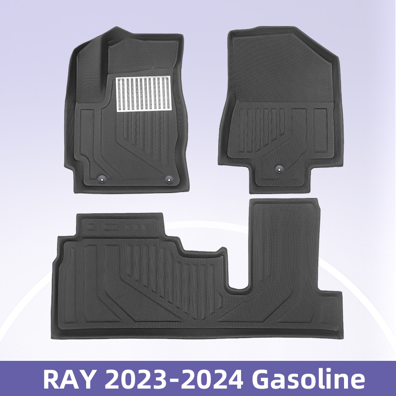 适用于KIA RAY 2023-2024燃油3D全天候材质XPE脚垫地垫内饰配件