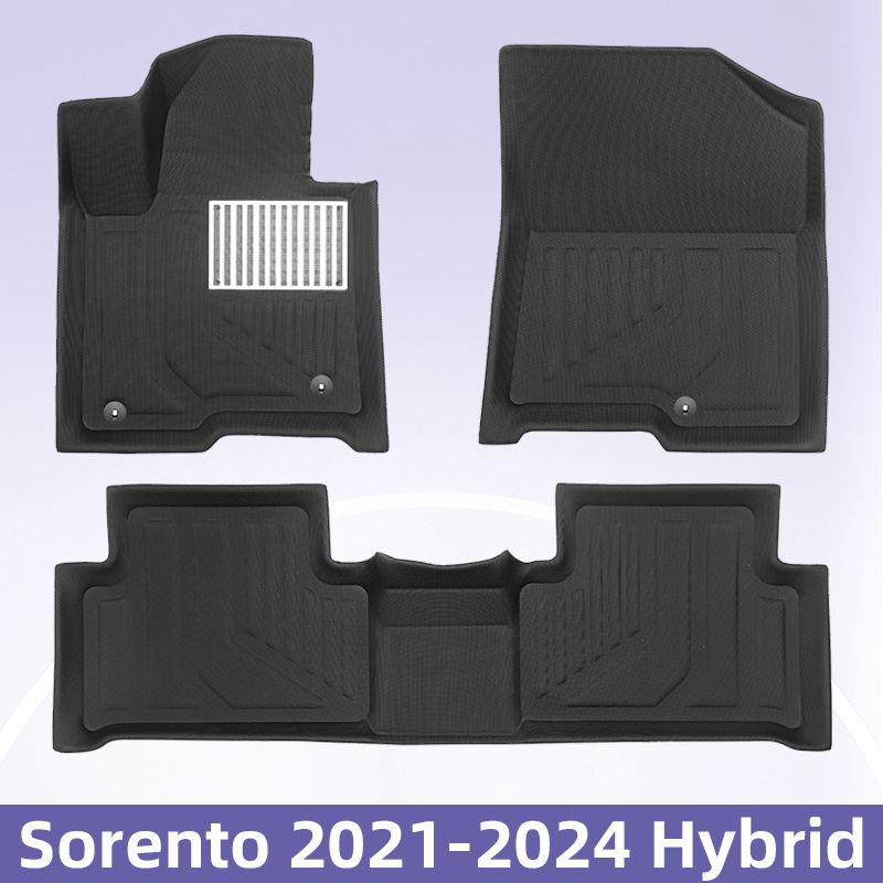 适用于KIA Sorento 2021-2024 混动 3D全天候材质XPE脚垫地垫