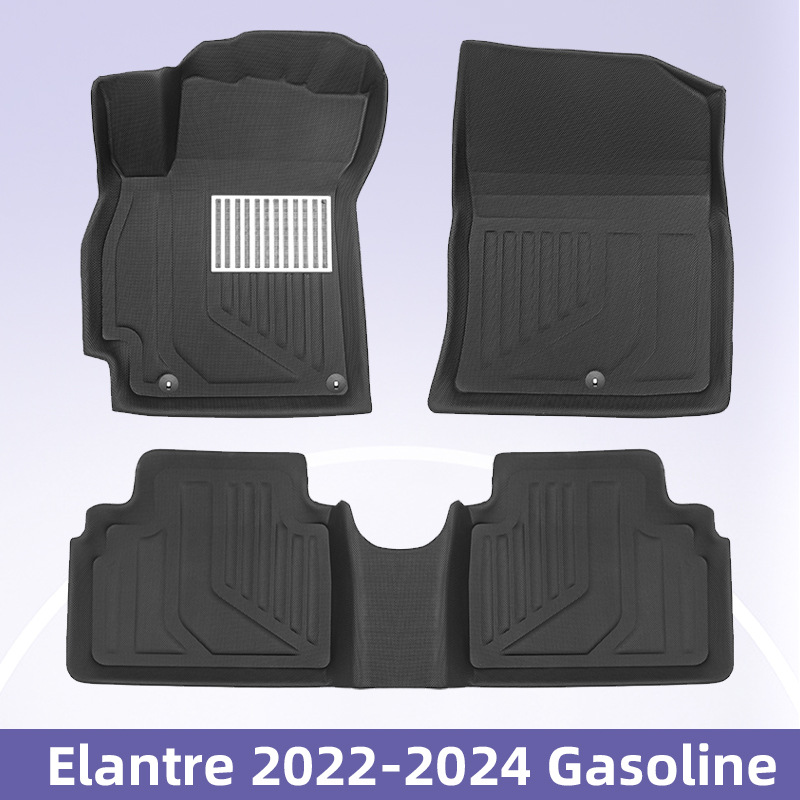 适用于Hyundai Elantre 2022-2024燃油3D全天候材质XPE脚垫地垫