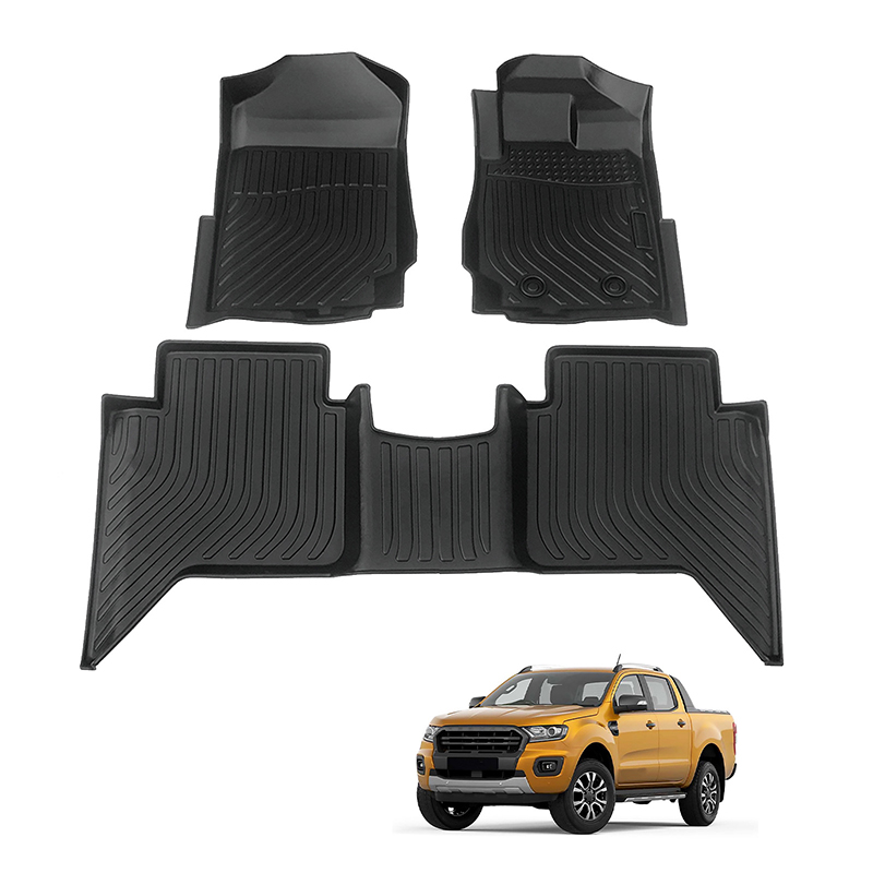 适用于Ford Ranger RHD 2015-2021右舵定制右驾驶TPE汽车脚垫