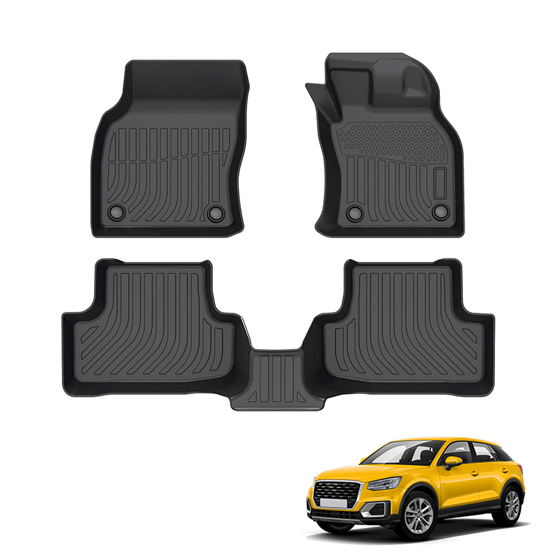 英国欧洲适用于奥迪Audi Q2 RHD右舵定制跨境右驾驶 TPE汽车脚垫