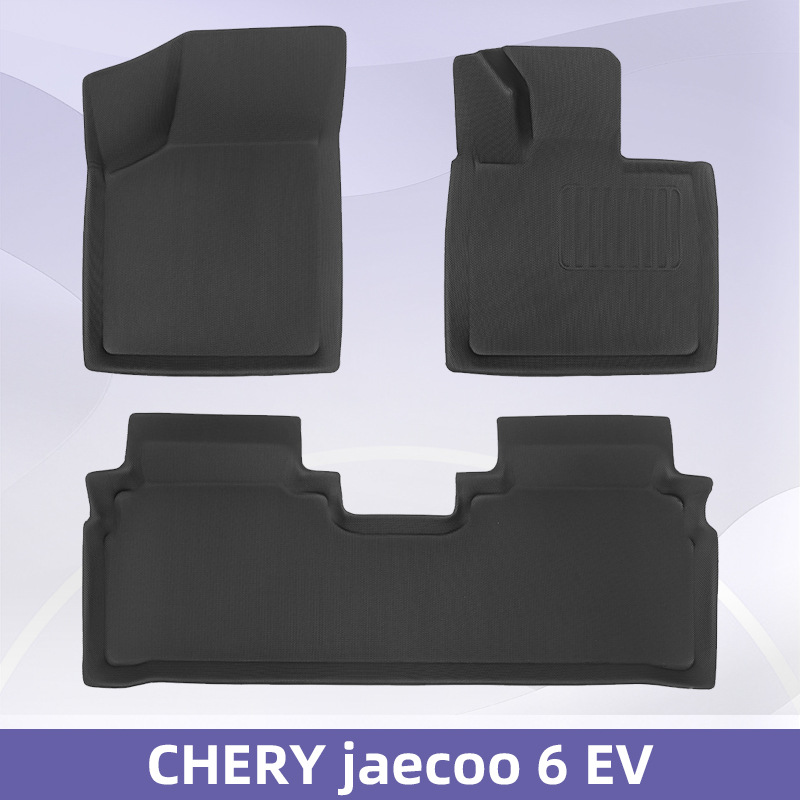 适用于CHERY Jaecoo 6 EV 2024-2025右舵3D全天候材质XPE脚垫