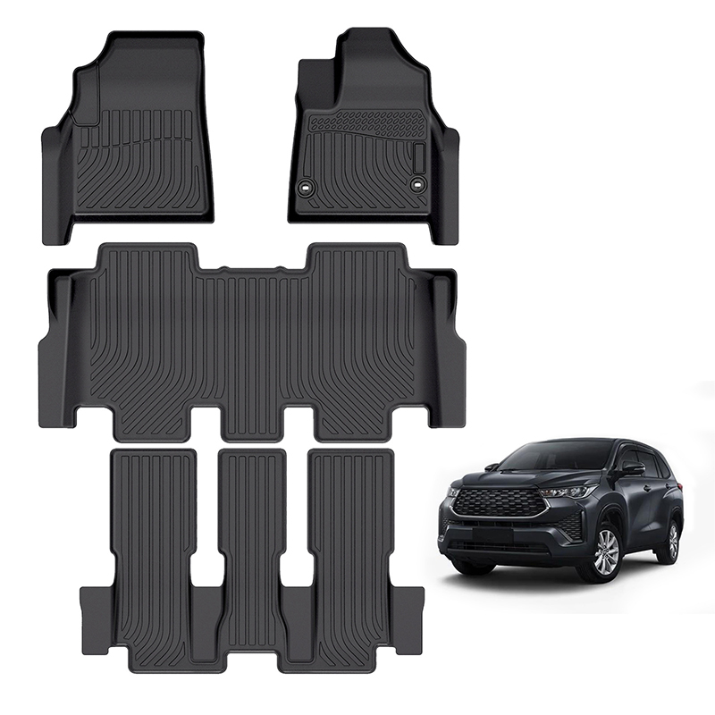 右舵适用于Toyota Innova Zenix RHD丰田右驾驶定制全天候TPE脚垫