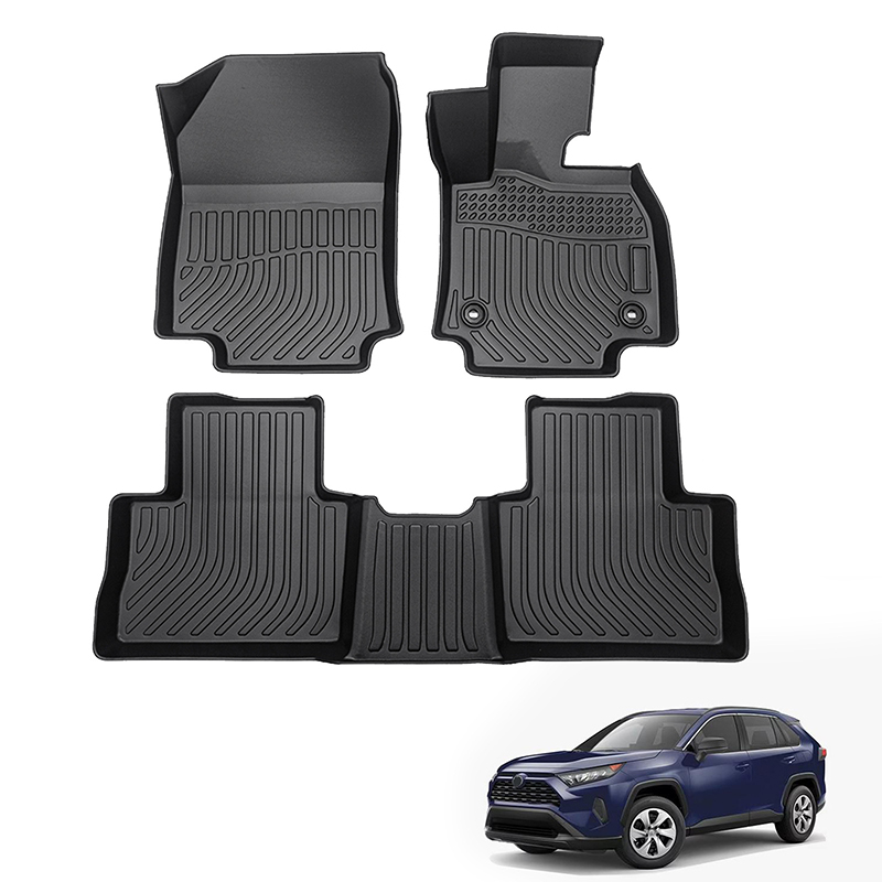 右舵适用于Toyota RAV4 RHD丰田荣放右驾驶耐磨防水全天候TPE脚垫