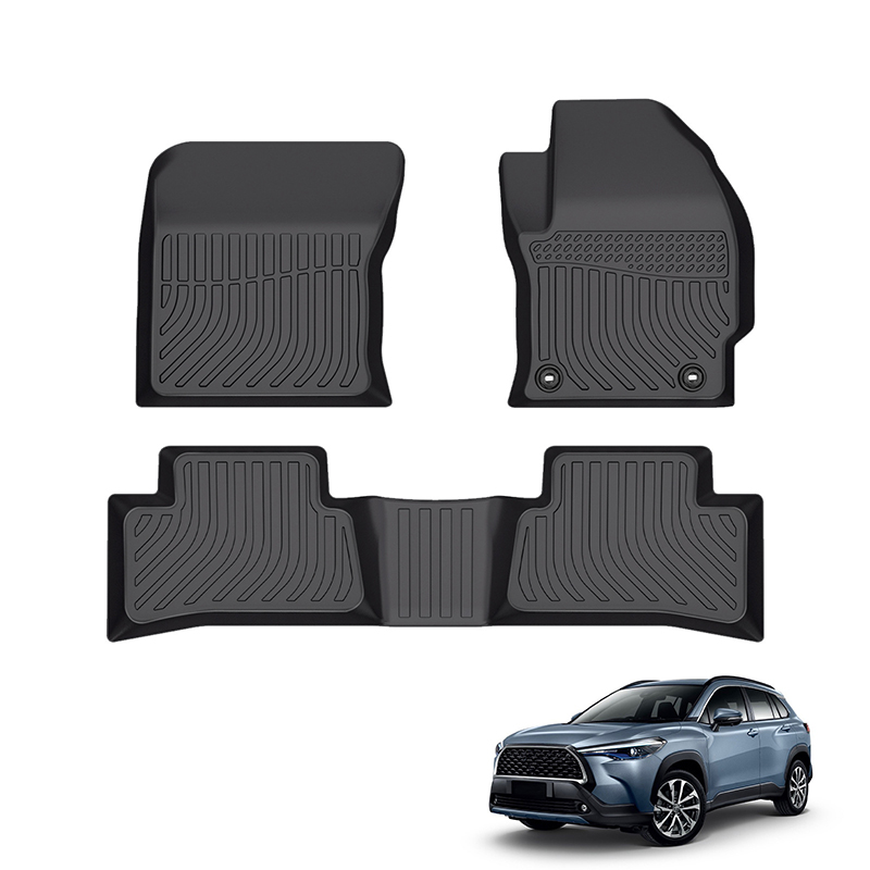 右舵适用于Toyota Corolla Cross 丰田卡罗拉右驾驶全天候TPE脚垫