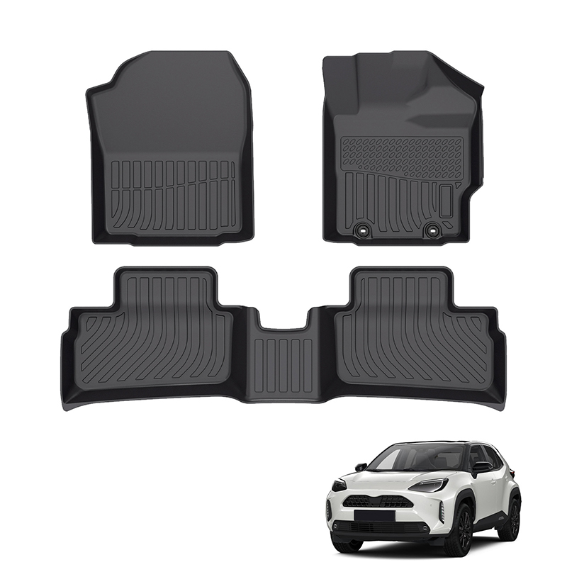 右舵适用于Toyota Yaris Cross RHD 丰田右驾驶耐磨全天候TPE脚垫