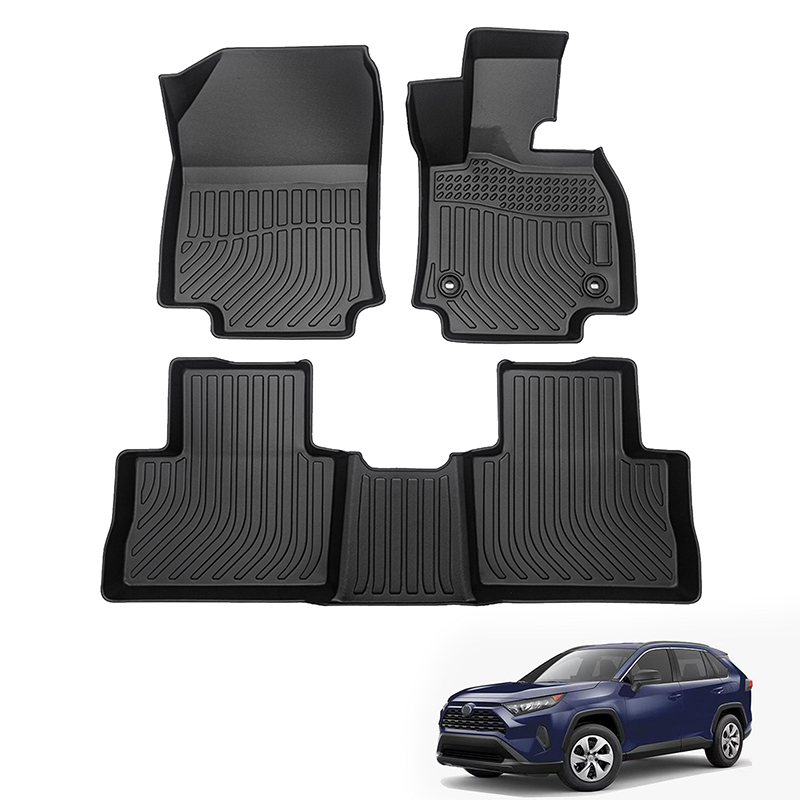 右舵适用于Toyota RAV4 Hybrid RHD 丰田右驾驶耐磨全天候TPE脚垫