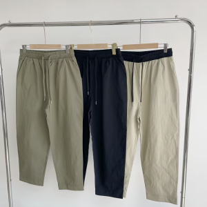 Elastic waist,  vertebral shaped nylon pants with small feet,  sun protection pants,  casual pants GY25051710