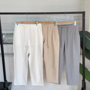Spring and summer new fashion trend new three color casual pants,  loose and versatile straight leg pants GY25051723
