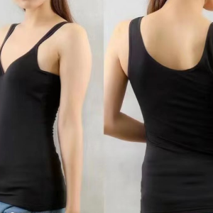 New seamless one-piece slim fit gathering base shirt,  vest,  comfortable and versatile camisole for women GY25051726	