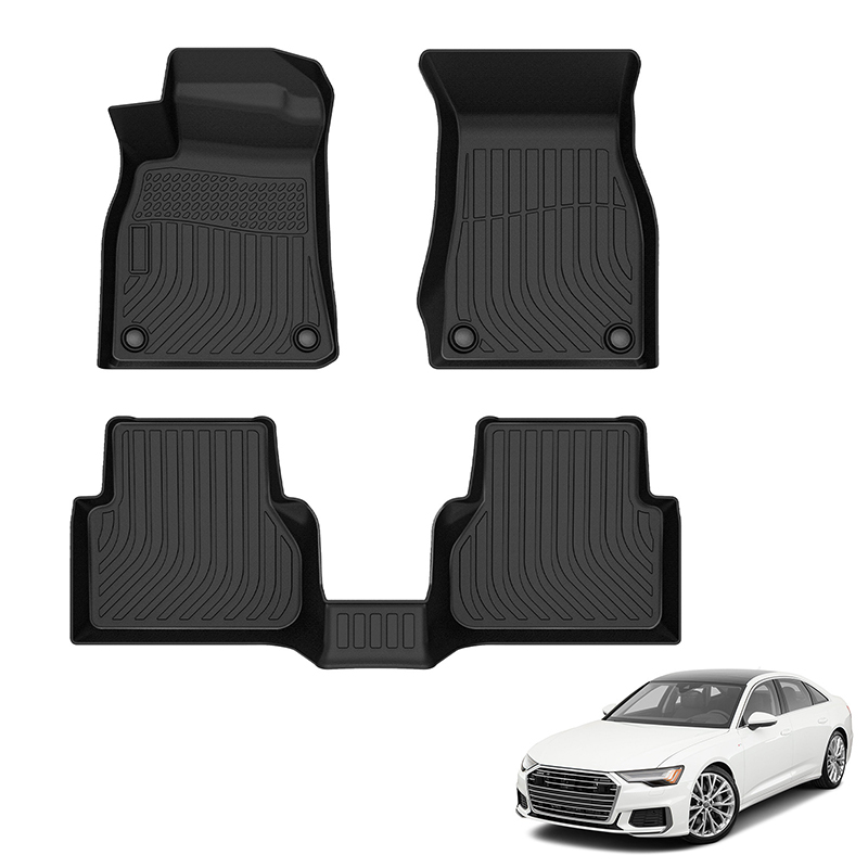 跨境适用于Audi A6 C8 2019-2025 奥迪全天候耐磨TPE汽车脚垫定制