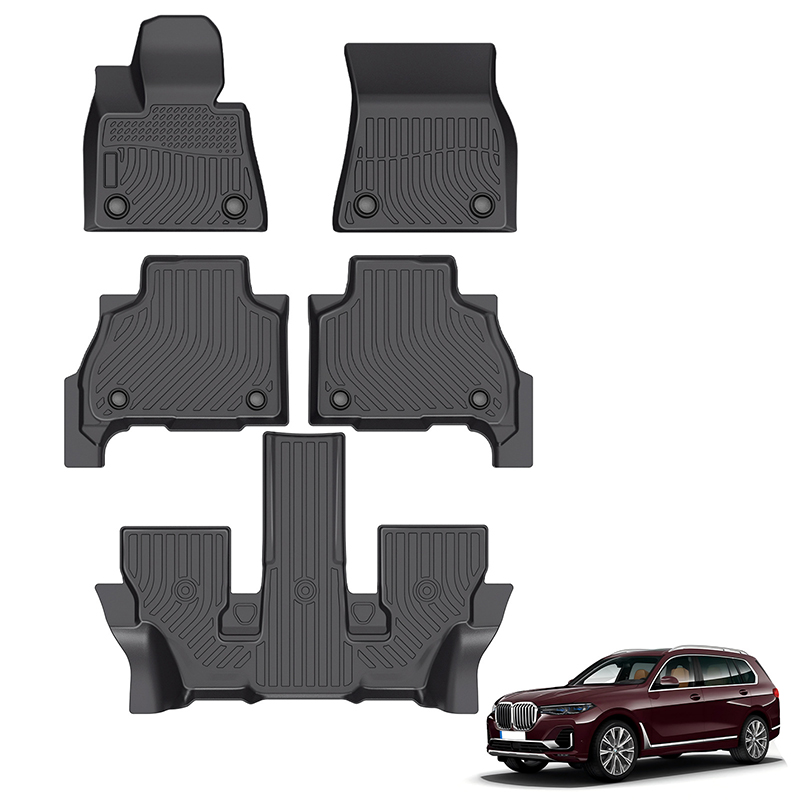 适用于BMW X7 6-P 宝马x7全天候橡胶全包围专车专用TPE汽车脚垫