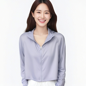 Ice silk sun protection clothing for women,  summer new style,  breathable outdoor thin design,  UV resistant GY25051702
